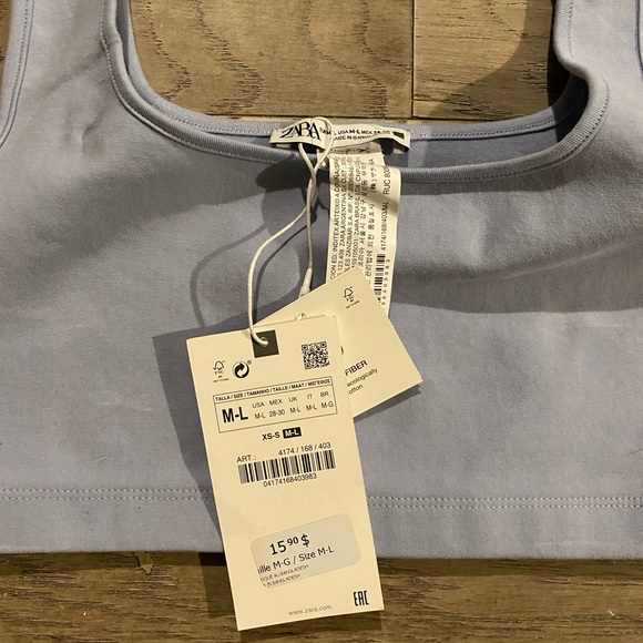 Zara Seamless Cropped Top - Picture 2 of 3